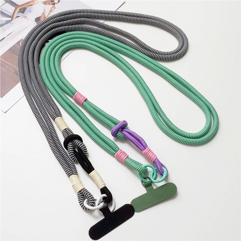 2-in-1 Crossbody Handy-Lanyard, abnehmbarer Outdoor-Wandergurt, Anti-Verlust-Handyschlaufe für Herren und Damen