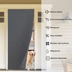 Door Curtains for Winter,Home Thermal Insulated Door Curtain, Soundproof Screen Door Cover To keep Coldness out
