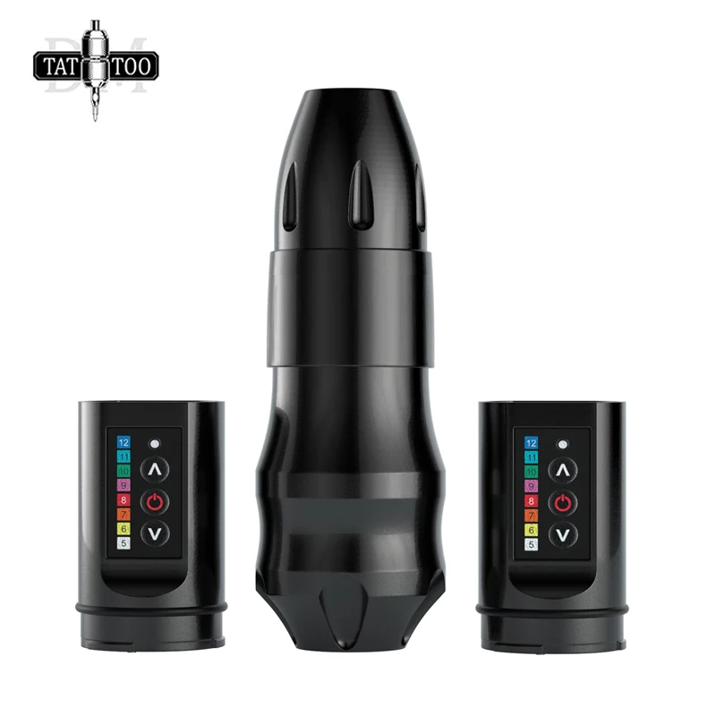 

EXO Wireless Tattoo Machine 3.5/4.0/4.6 Stroke 1 or 2 2400mAh battery large capacity lithium battery Tattoo pen Low Noise Motor