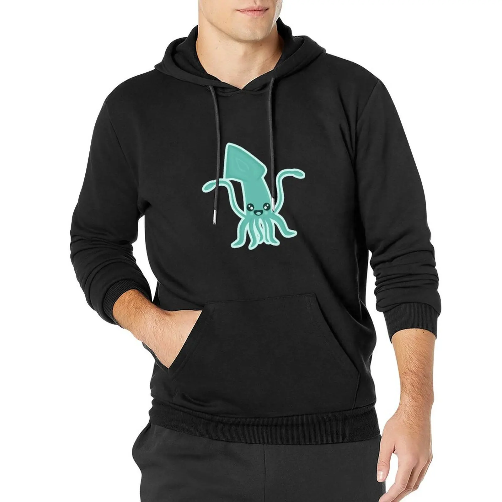 Kawaii Squid Pullover Hoodie blouse japanese hoodie