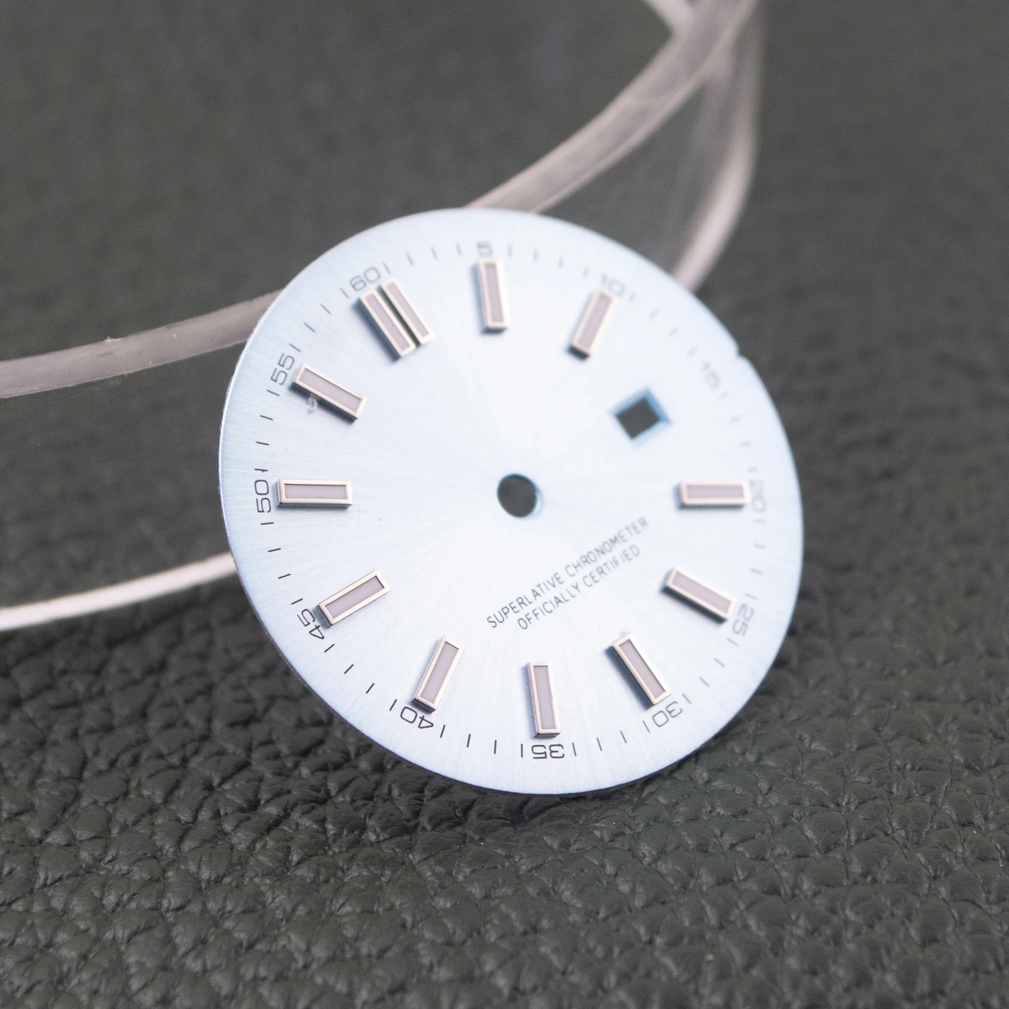 NH05 Watch Dial Women's 24.5mm Roman/Drill Count/Shell Green Luminous Dial Suitable for NH05 06 Movement Watch Accessories