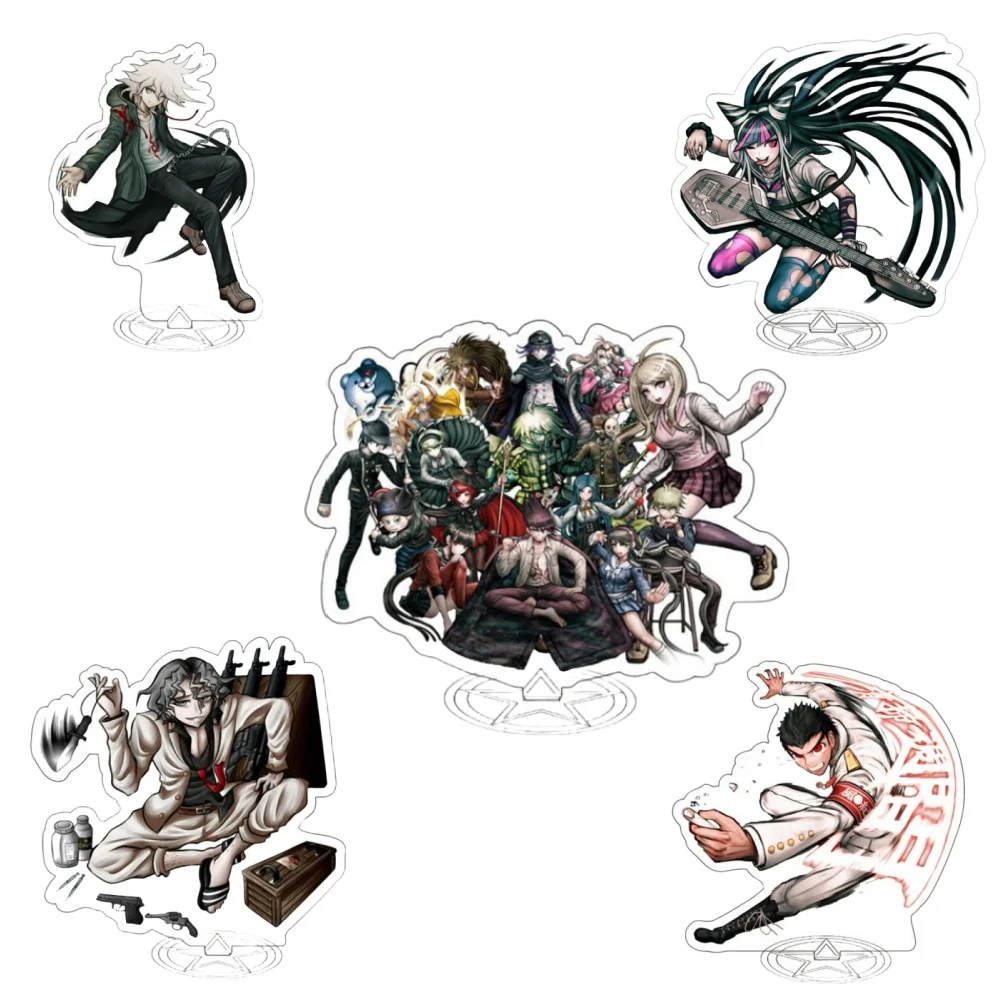 7pcs Hot Anime Danganronpa V3 Acrylic Stand Model Cosplay Characters Ornament Accessories Goods Collection Gifts 15cm