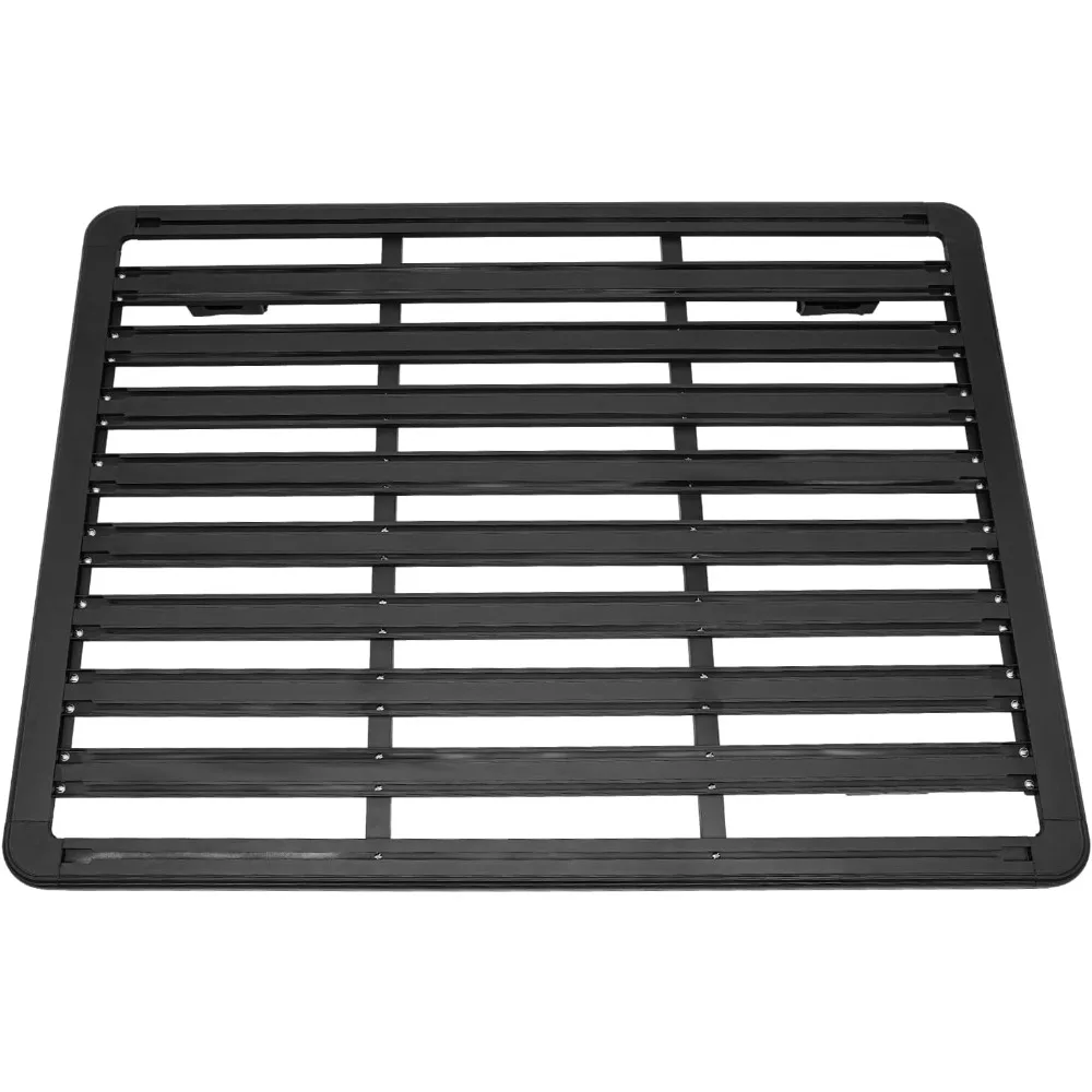 

Platform Flat Roof Rack, 330.69-440.92lbs Capacity Car Top Flat Roof Luggage Rack Universal Roof Flat Rack, Aluminum Car Rooftop