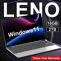 LENO 14,1 ""portátil ultradelgado Windows11 16GB RAM 2TB SSD Intel N3700 Notebook Gamer 1920*1080 pantalla Oficina estudio ordenador PC