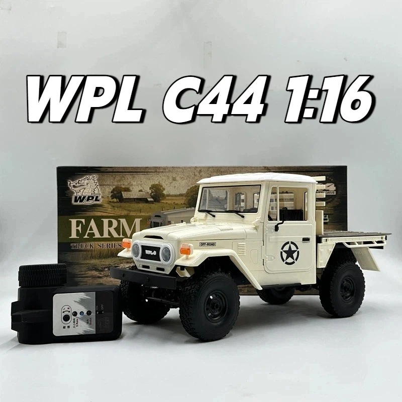 

WPL C44 1:16 2.4g Full Scale Remote Control Climbing Car 4-Wheel Drive Rc Off-Road Vehicle Model Remote Control Toy Boys Gift