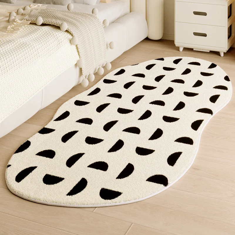 

Luxury Faux Cashmere Carpet Premium Soft Pile Anti Stain Non Slip Easy Clean Living Room Bedroom Rug Bedside Blanket