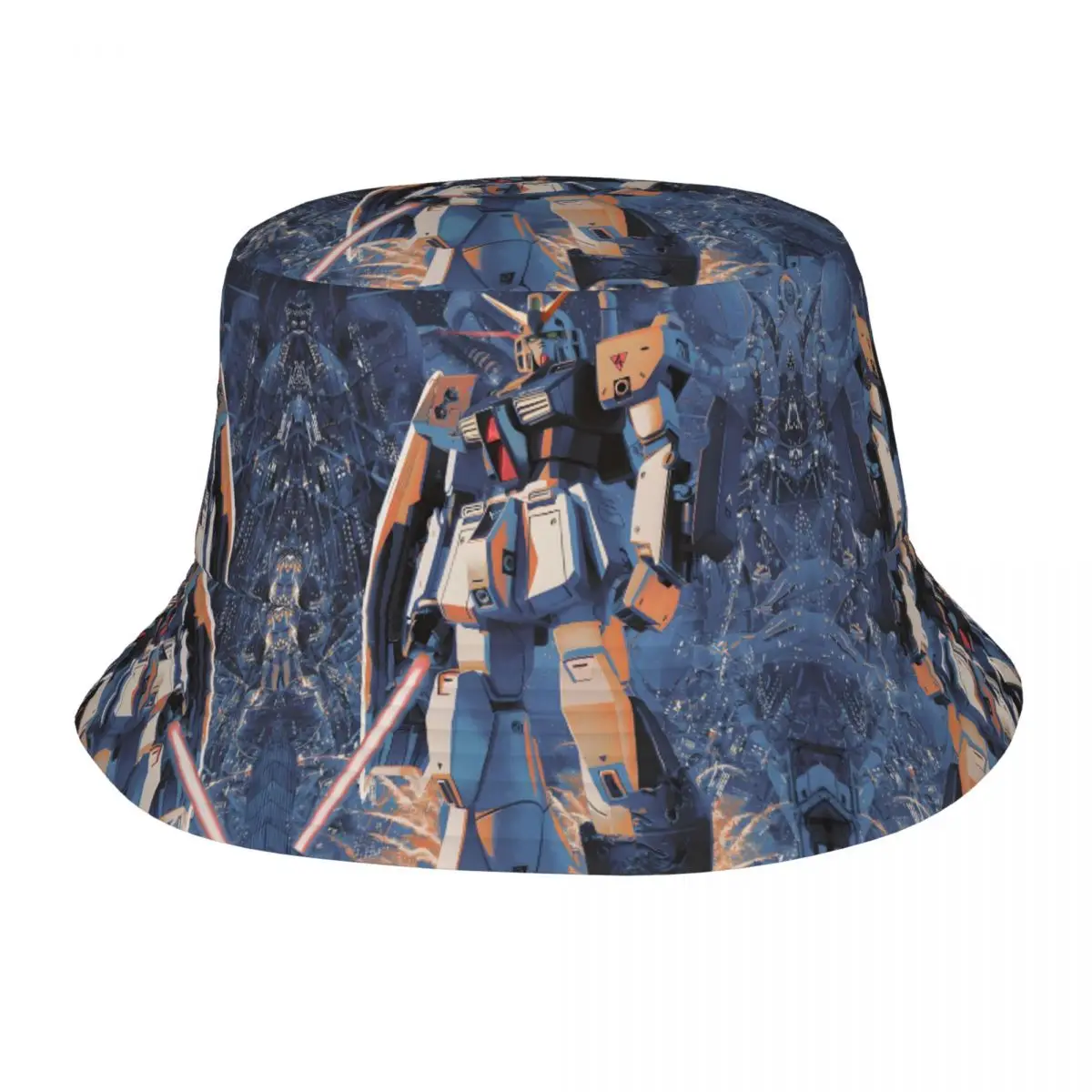 Maßgefertigter Unisex G-Gundams Manga Bucket Hat für Sommer und Strand