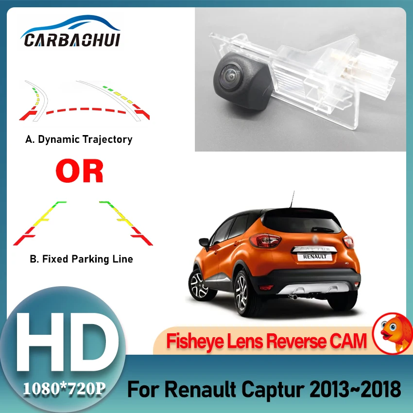 

Автомобильная камера заднего вида Full HD CCD Высокое качество RCA для Renault Captur 2013 2014 2015 2016 2017 2018 Резервная камера заднего вида