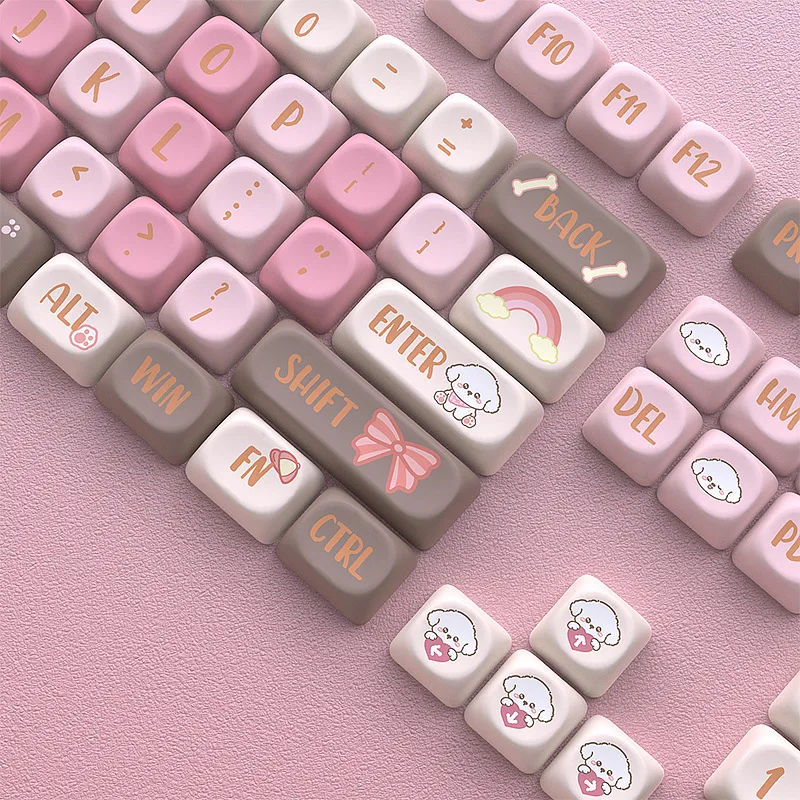

Evil fleece keycap small full set of five-sided sublimation DIY magnetic axis PBT material - MOA height 125