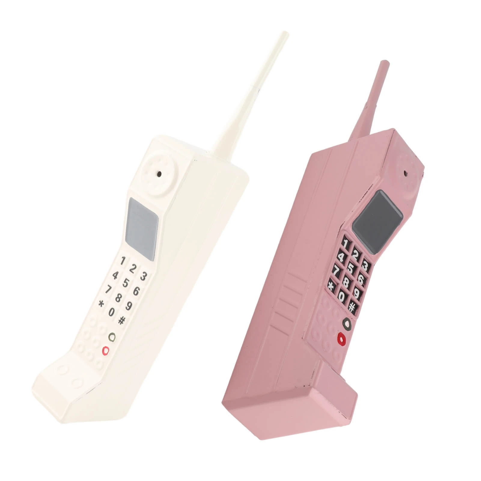Simulation Brick Retro Cellphone Model Portable Old Fashioned Iron Retro Cellphone Model Ornaments Exquisite for Photo Studio