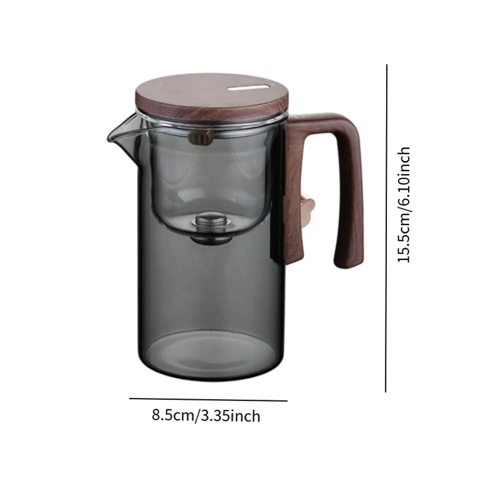 Glass Tea Pot with Removable Infuser for Tea Lovers Gift Hotel Household
