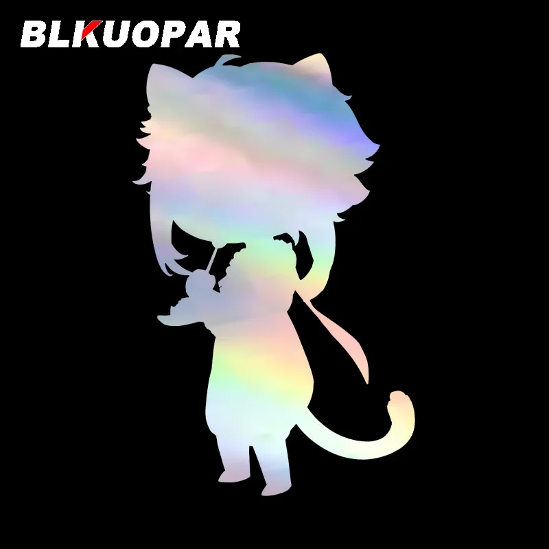 

BLKUOPAR Genshin Impact автомобильная наклейка устойчивая к царапинам креативная графика модный солнцезащитный крем лазерная высечка аксессуары для мотоциклов