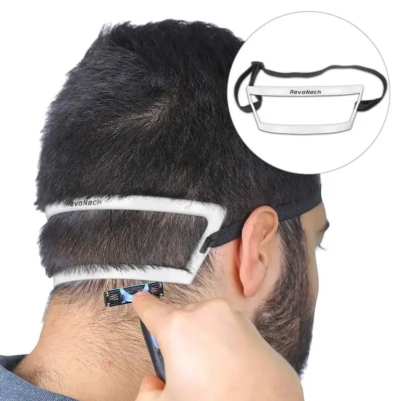 Magic Salon Barber Neck Hairline Guide Template Haircut DIY Tool White