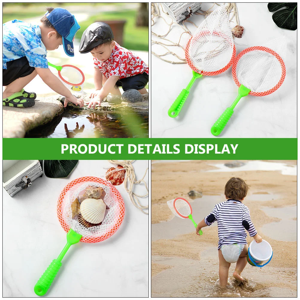 

8 Pcs Outdoor Toys Fish Net Children's Fishing Catchers Nets Butterflies Catching Toddler