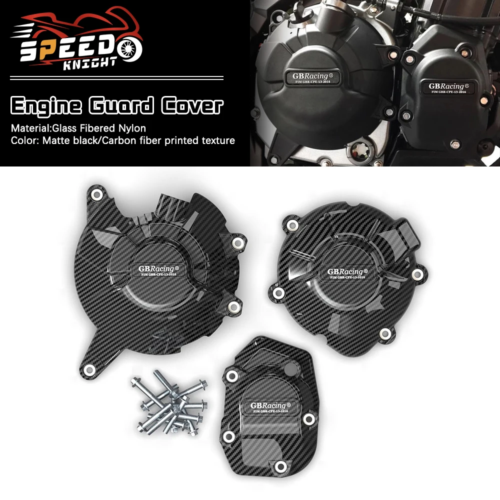 Z900 غطاء محرك الدراجات النارية حافظة حماية لكاواساكي Z900 2017-2023 Z900SE 2023 أغطية المحرك حماة