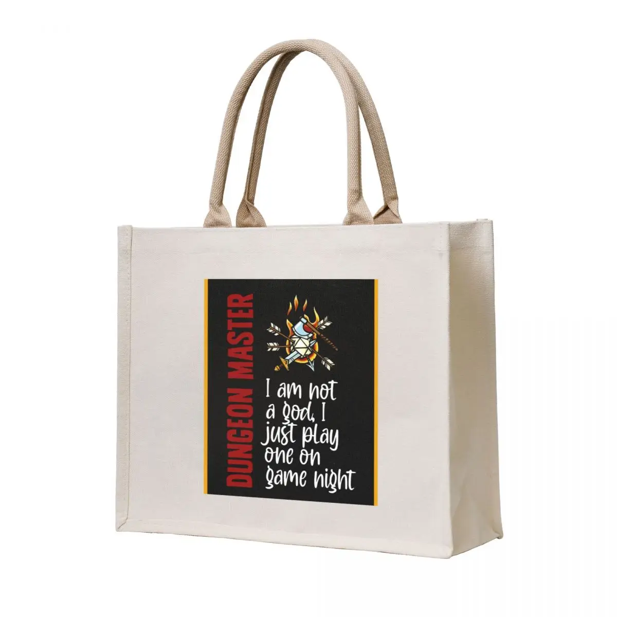 

Dungeon Master god Tote Bag Reusable bags Women's shopper shopping bag logo