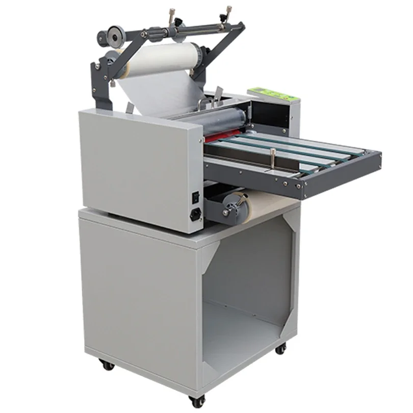 

A3 Tabletop Thermal Roll BOPP Film L388 Hot Roll Laminator Paper Processing Machinery