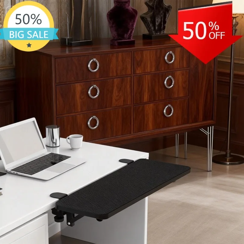Foldable Desk Extender Modern Desks Extension Board Luxury Ergonomics Tray Clamp Small Bedroom Side Table Interior Furniture