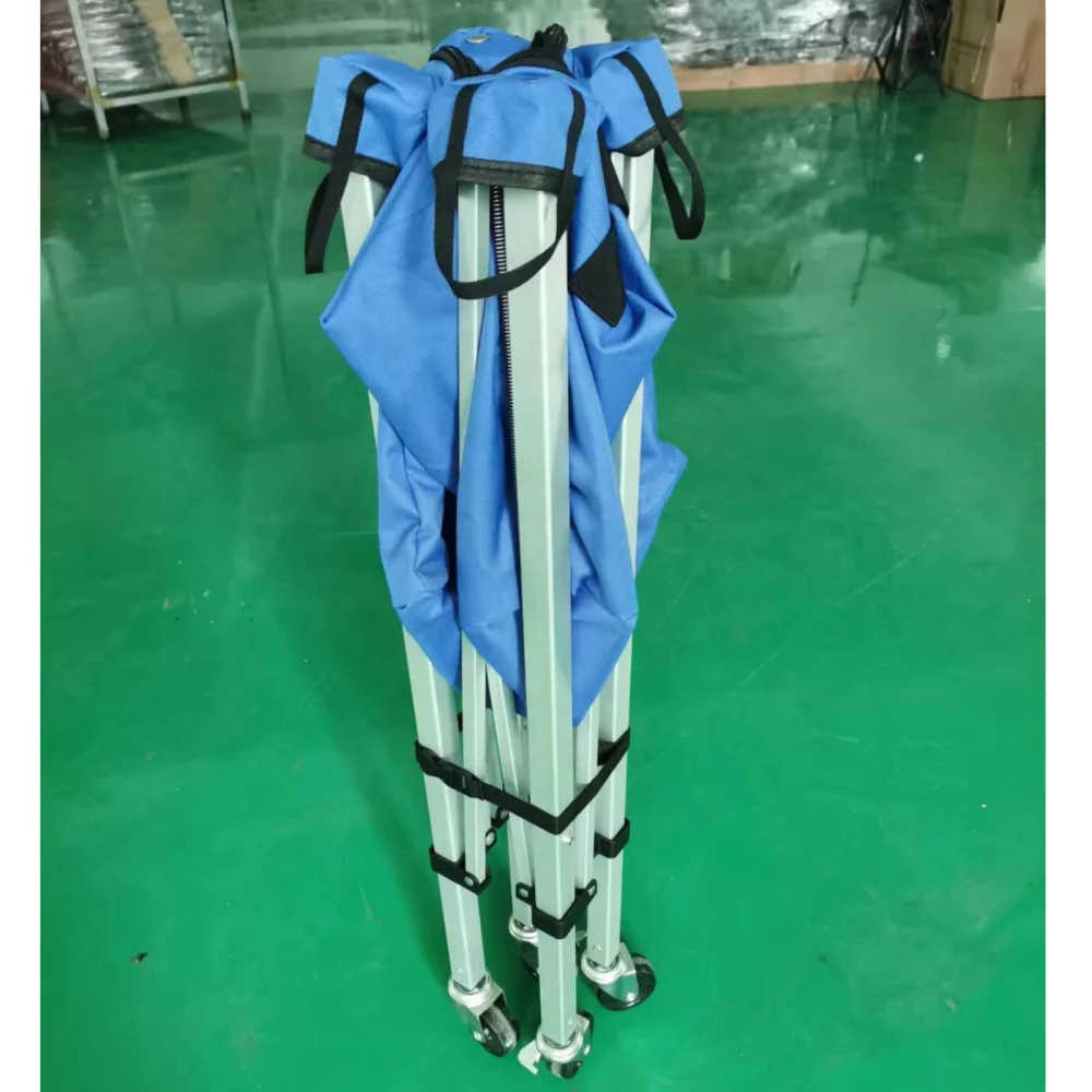 عربة تعليمية رياضية محمولة خفيفة الوزن من الألومنيوم قابلة للطي لكرة التنس مع عجلات #5