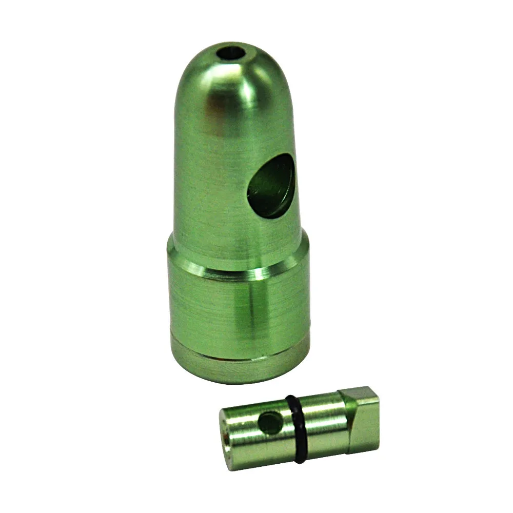 High Quality Portable Mini Metal Bullet Dispenser Leak-proof Storage Bottle Smoking Accessories