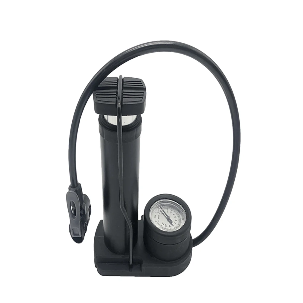 

Portable Mini Bike Pump High Pressure Inflator Compact Lightweight Metal Material Durable MultiPurpose Inflate Items Barometer