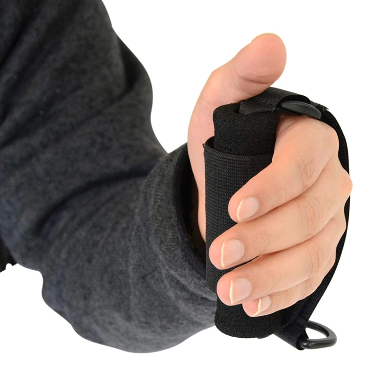 Aid Utensil Cuff Holder Strap Elastic Eating Assistance Cuff Spoons Forks Knife Fixing Nylon Band For Patients Elderly Disabled