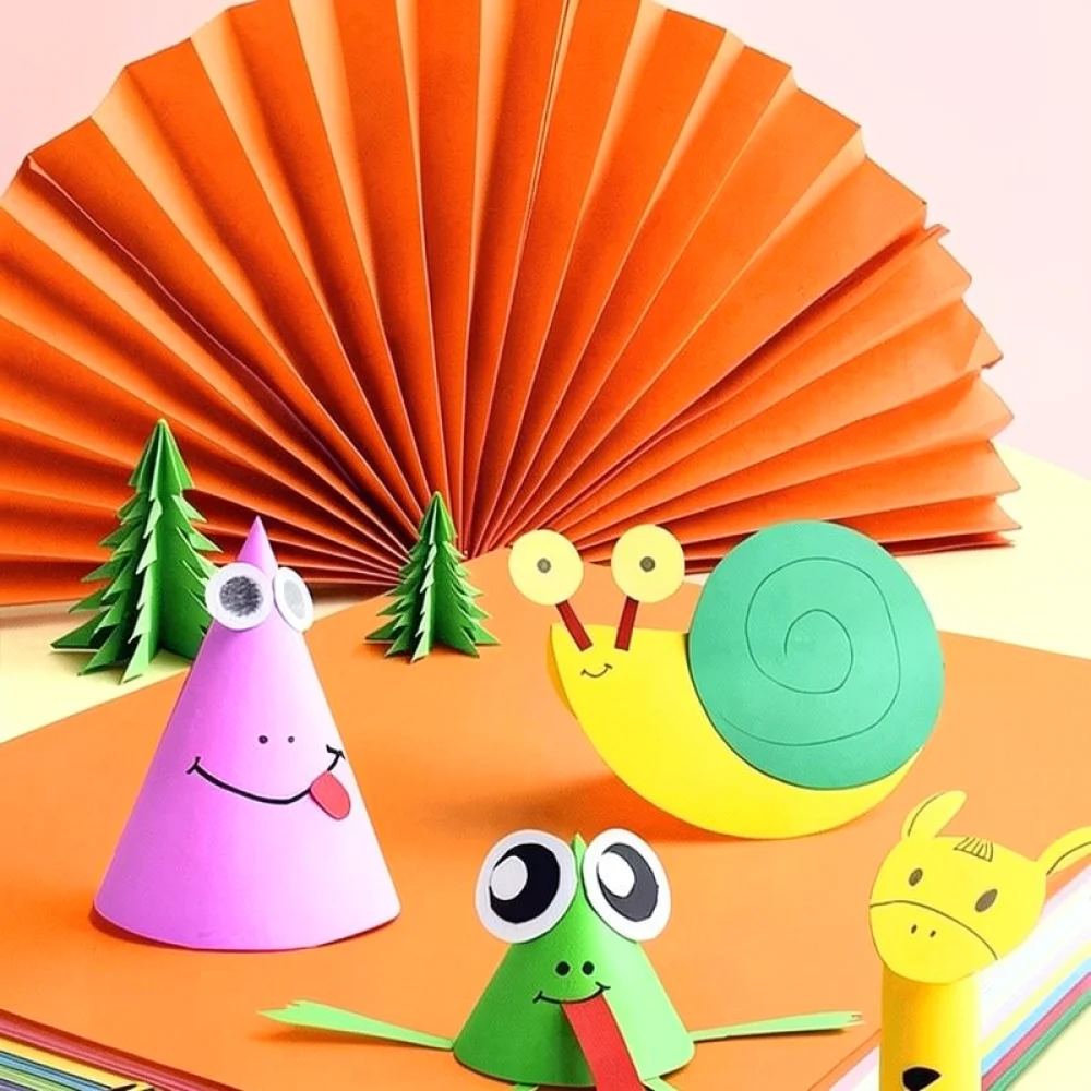 Durable Colored Construction Paper For Handmade Models Art Craft Projects Scrapbook Drawing Materials Thick Cardstock Sheets