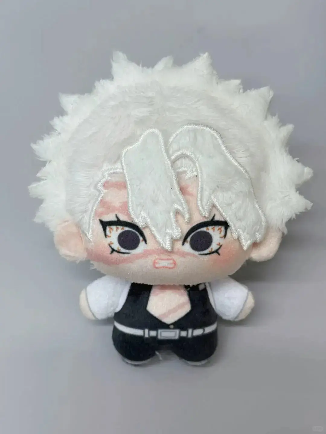10 سنتيمتر Kimetsu no Yaiba Shinazugawa Sanemi لطيف القطن Plushies أنيمي أفخم قلادة ظهره المفاتيح جمع هدايا عيد الميلاد