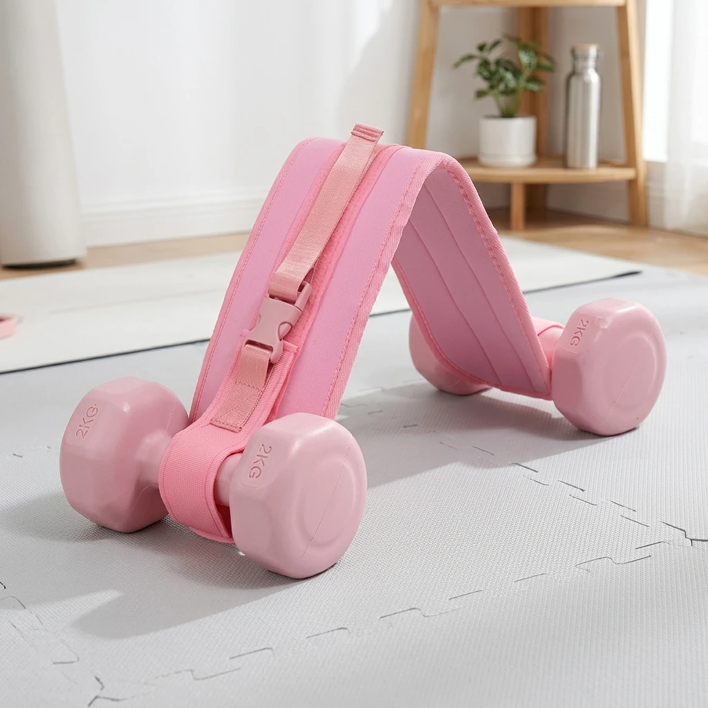 Weighted Hip Thrust Belt Dumbbell Training Accessory For Glute Workouts Heavy Duty Non Slip Design