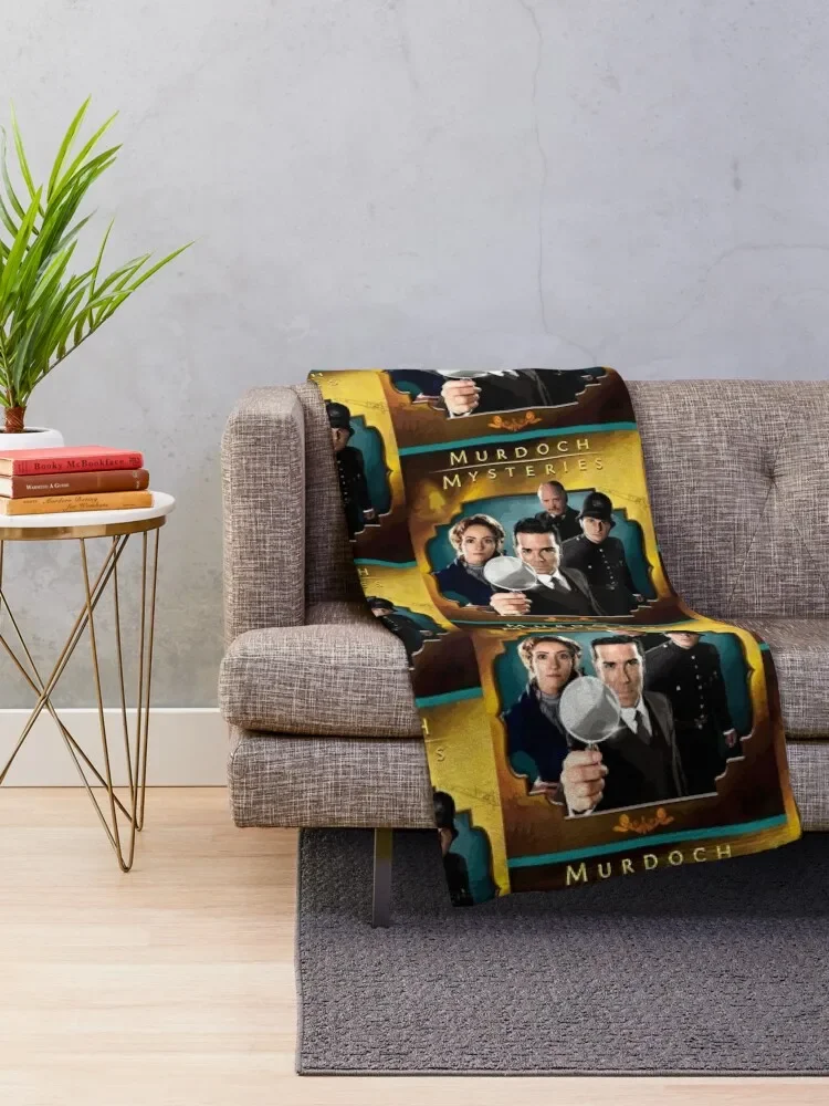 Birthday Girl Murdoch Limited Edition Mysteries Vintage Style Throw Blanket For Sofa Thin funny gift Nap Blankets