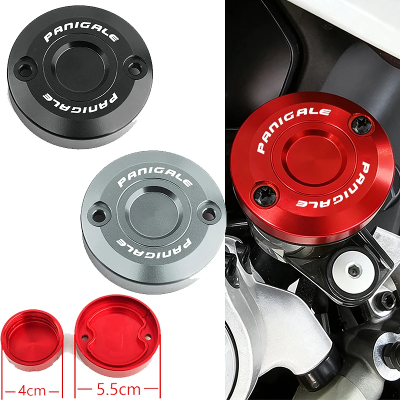 NEW Motorcycle Rear Front Brake Clutch Reservoir Fluid Cover For DUCATI Panigale V4 V4S V4R V2 Panigale 1299 1199 S R 959 899