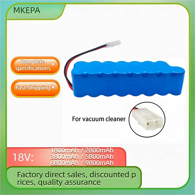 Pack de batterie 1800-9800 mAh pour aspirateur CD Rowenta 18V NiMH RH8771 Tefal Cyclone Extreme P102