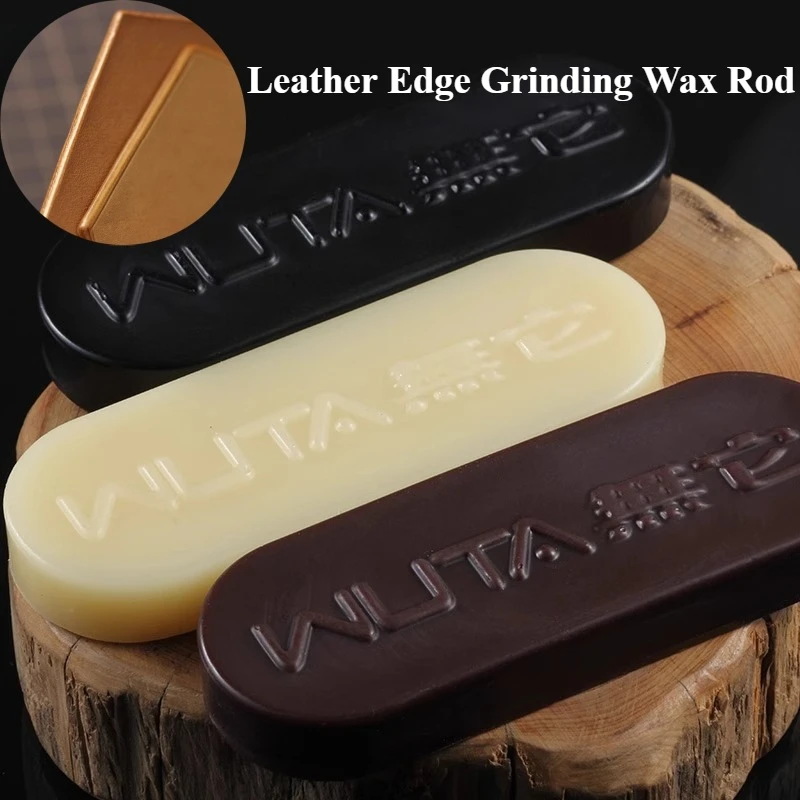 Produtos de couro polimento e moagem de borda hastes de cera diy artesanato de couro tratamento de borda à prova dwaterproof água vedação de borda cera de planta dura