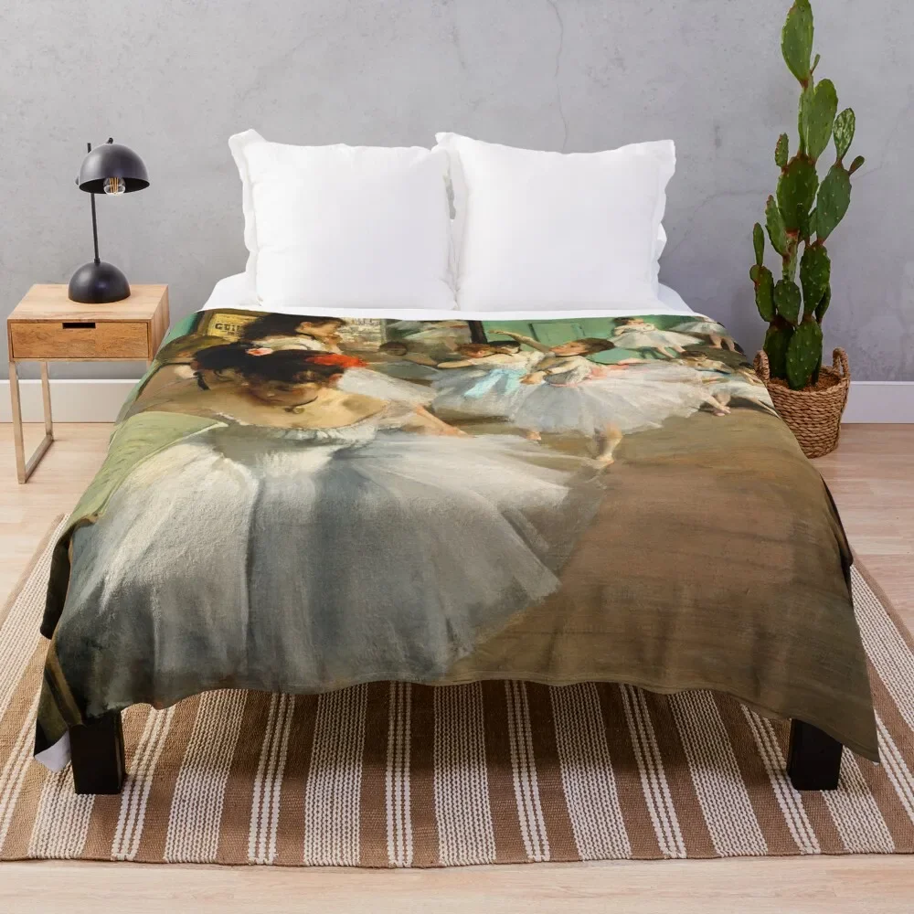 Degas Ballerinas - Dance Class Throw Blanket Luxury St Thermals For Travel sofa bed Blankets