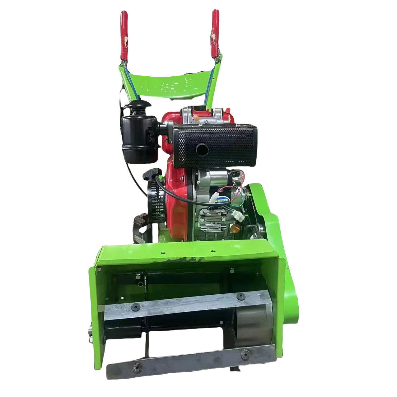 Land cultivator tillage machine agricultural mower grass cutter hand push lawn mower weeding machine Micro tiller for Ditching