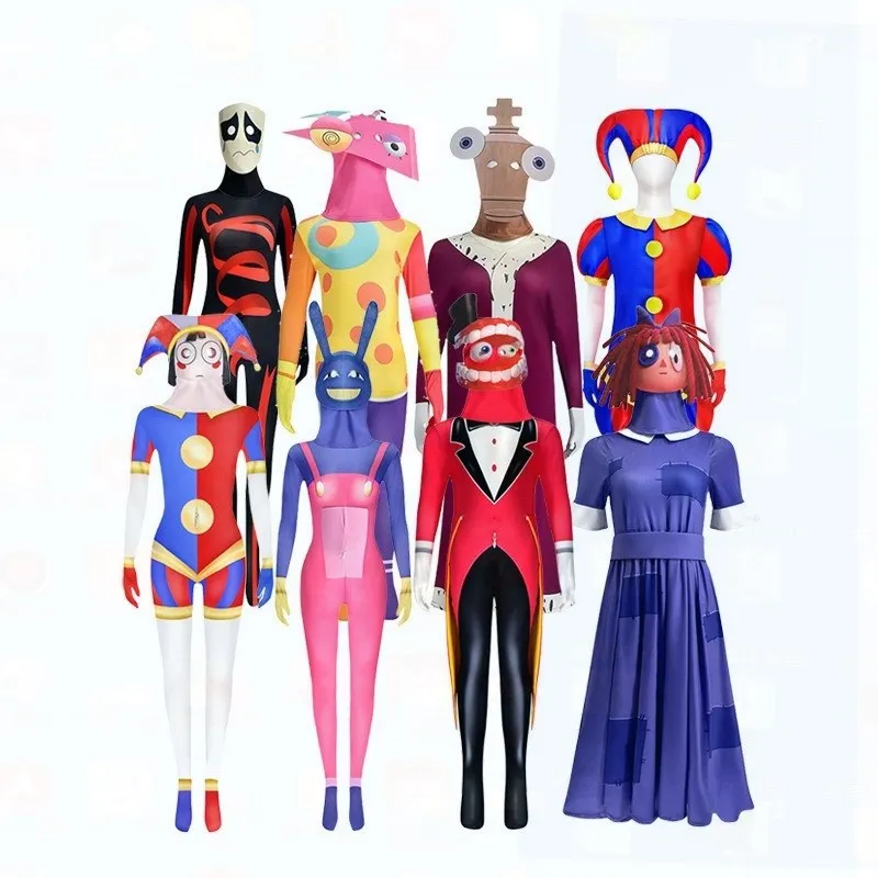 

Halloween Magic Number Circus Costume Jaxsparmiones Cosplay Jumpsuit Role-playing Outfit Chinese Brand Women's Fashion