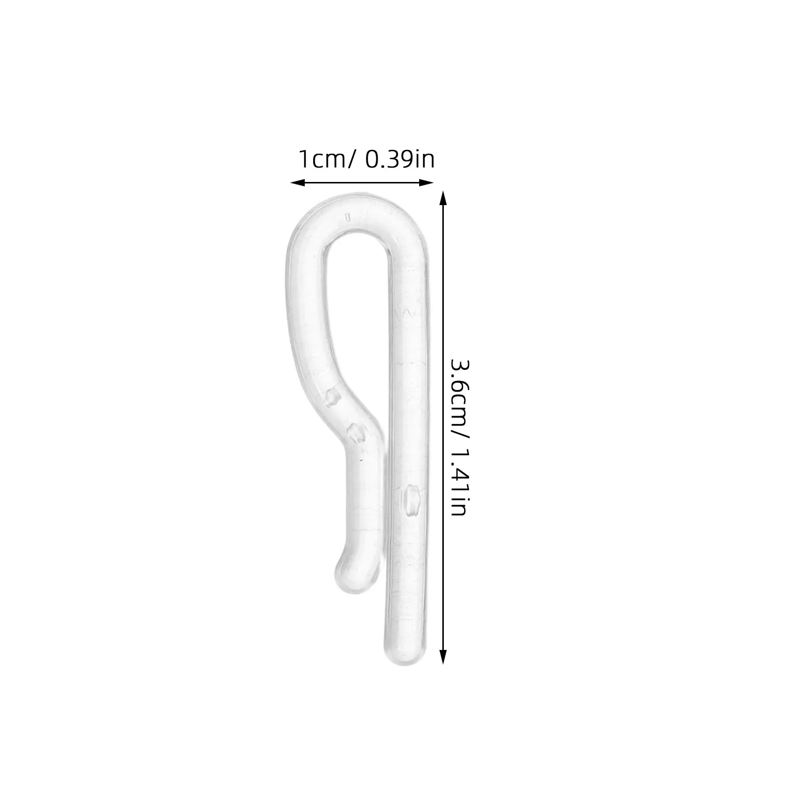 100Pcs Tie Clips Plastic Shirt Fixing Clips Foldable Garment Clip for Business Travel Wardrobe Closure Shirt Fixing Clip
