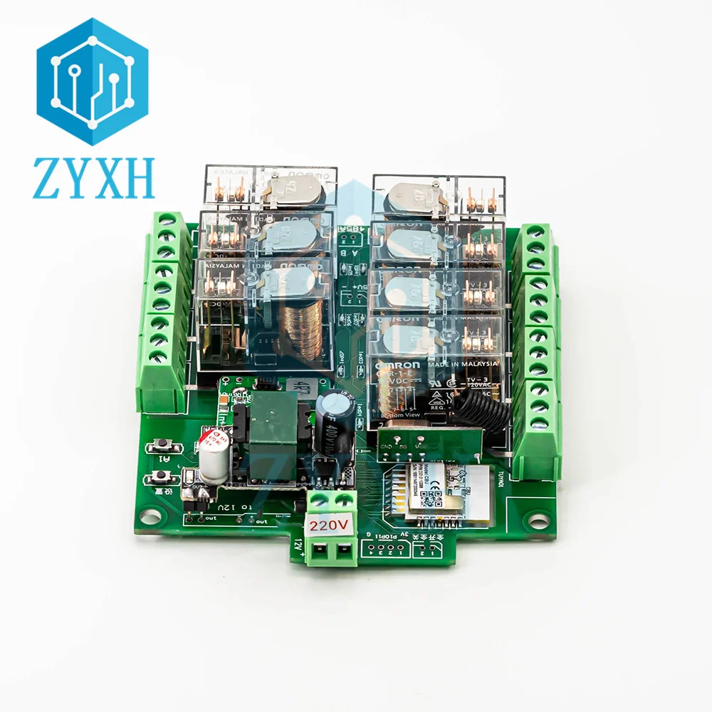 Tuya 7 Way Relay Adapter Switch DC 12-27V G2R-1-E 7162 16A WiFi Wireless Smart Home Remote Control Switch with RF 433MHZ