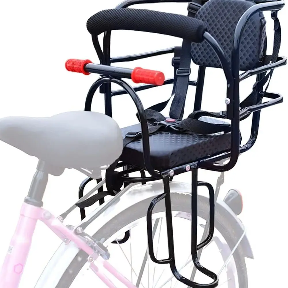 

Child Bike Seat, Rear-Mounted for Toddlers & Kids, Up to 110 lbs, Outdoor Cycling Accessory