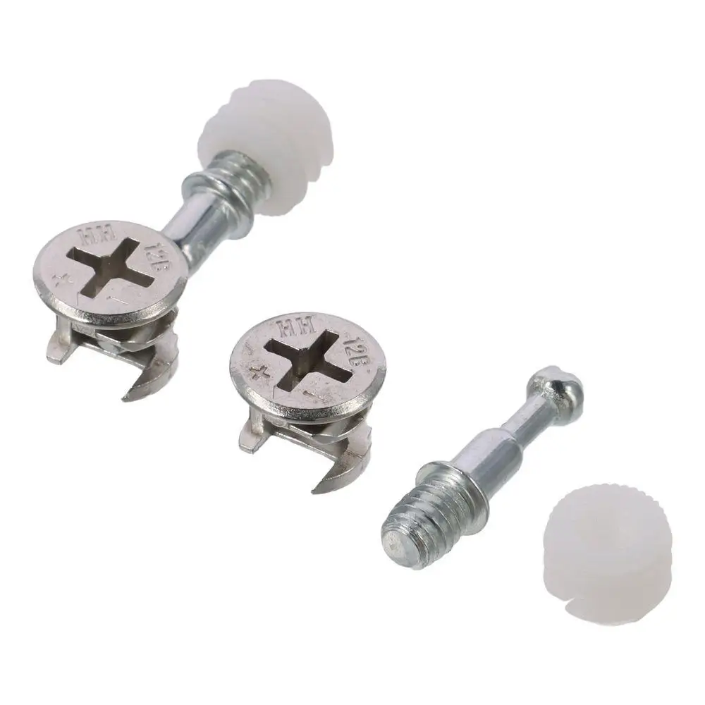 طقم توصيل الأثاث مع مسامير ، وتد ، صمولة مدمجة ، 3 في 1 ، 13 ، كام M6 x 25 ، ثمانية مجموعات