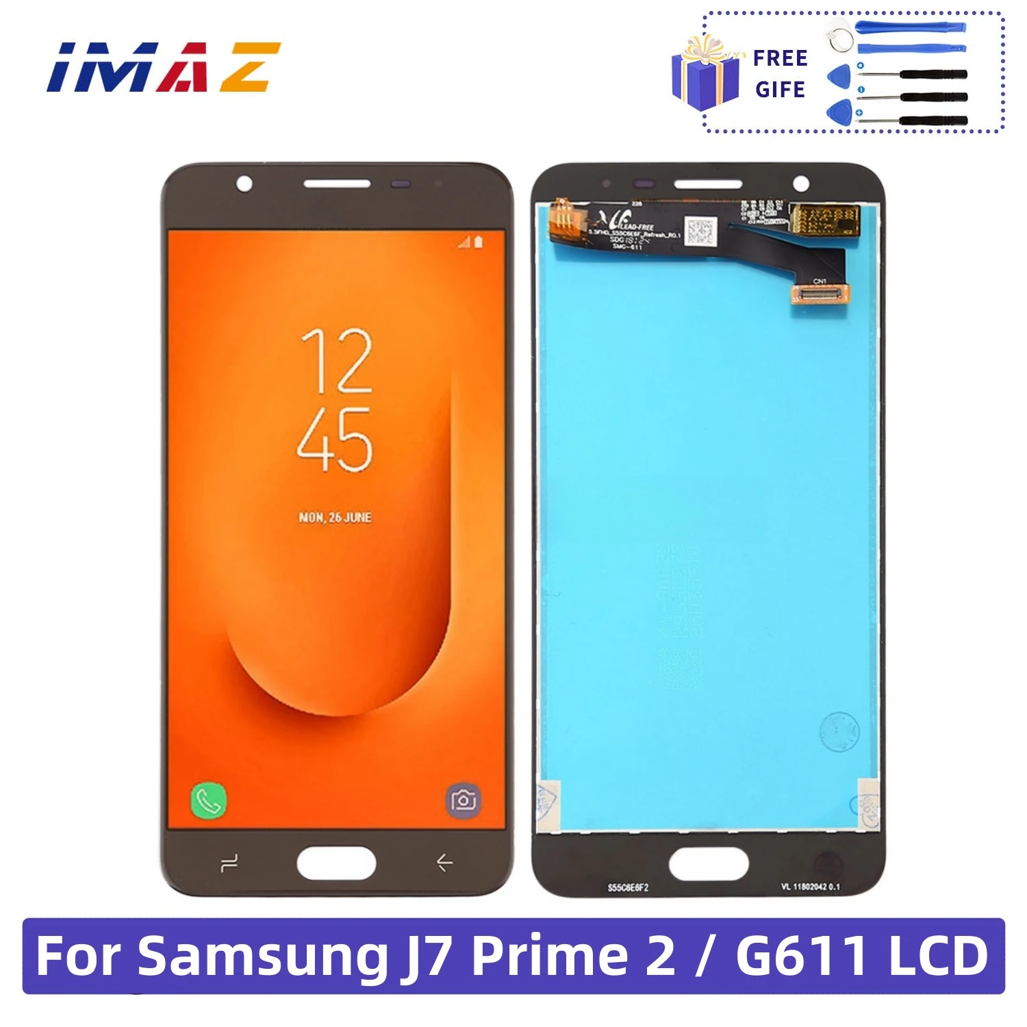 High Quality For Samsung Galaxy J7 Prime 2 2018 G611 LCD for Samsung G611 G611F/M display lcd +Touch Screen Digitizer Assembly