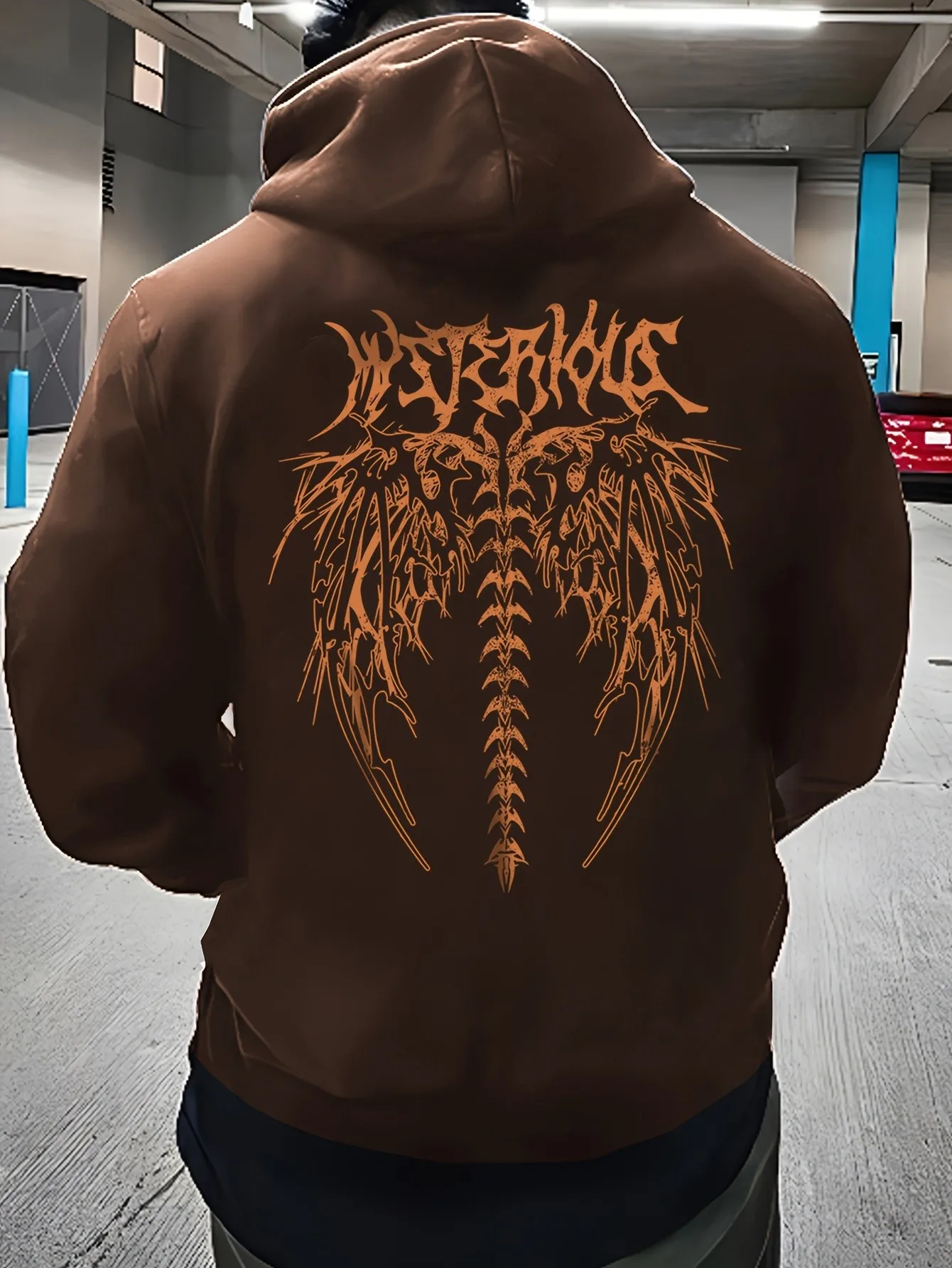 حار بيع الرجال المألوف الخريف الجمجمة الجناح رسالة مطبوعة لينة ومريحة مقنعين البلوز في الهواء الطلق تنوعا أعلى