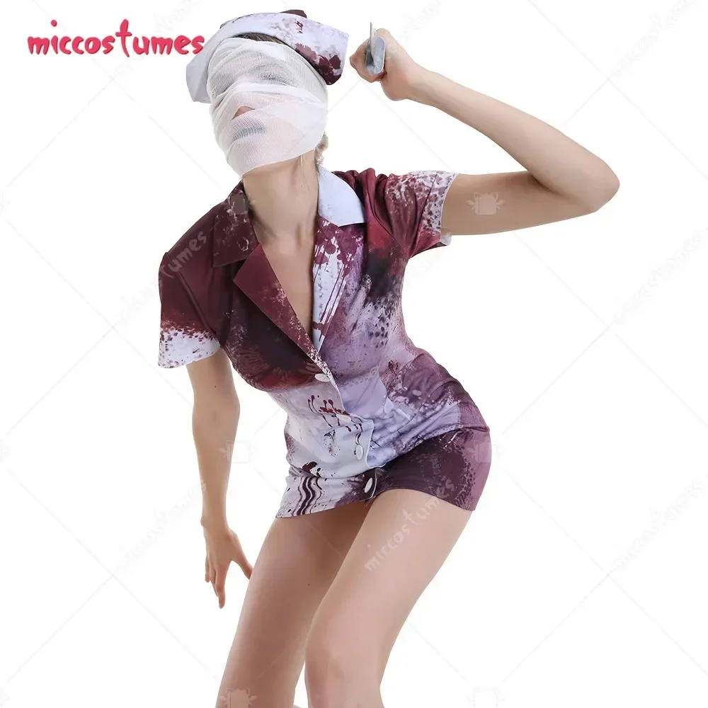 

Cosplaymiccostumes Women's Nurse Cosplay Costume Dress Halloween Outfit