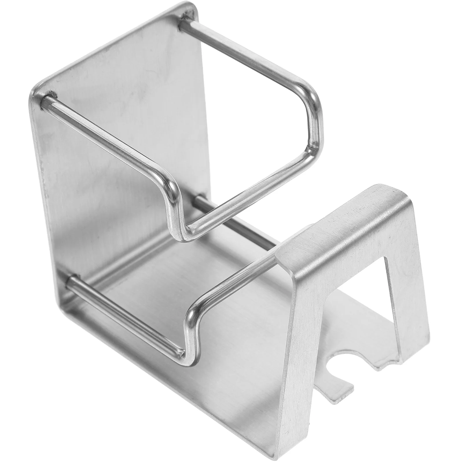 

Stainless Steel Wall-mounted Toothbrush Holder Rack Safe Long-lasting Nail-free Easy Install Smooth Surfaces Glass
