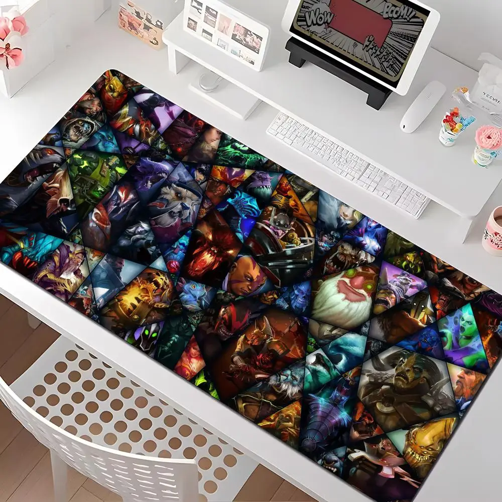 

Игровой коврик для мыши Dota 2, большие квадратные коврики для компьютерного офиса и настольного компьютера, резиновые противоскользящие коврики для мыши