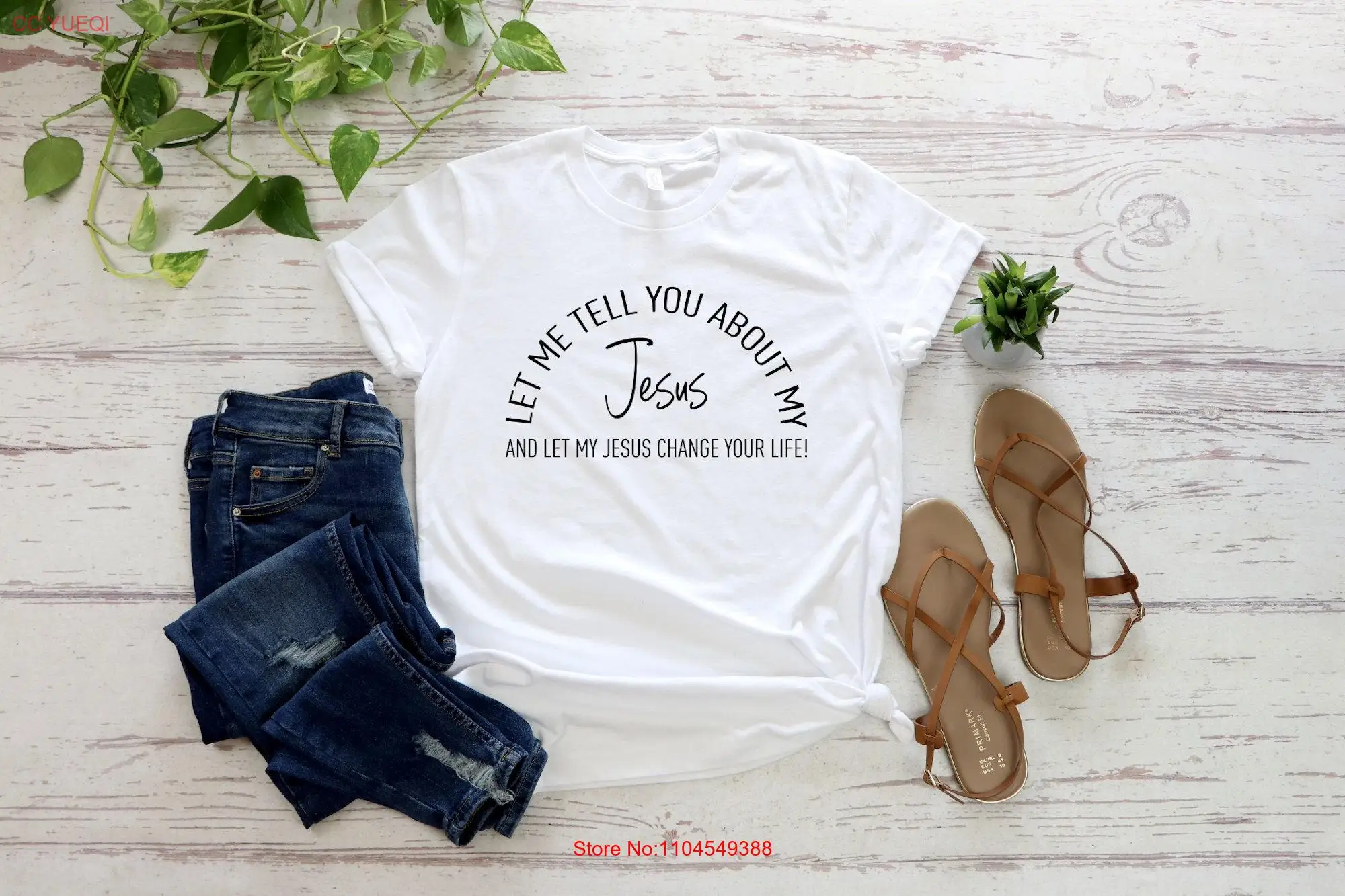 

Христианские футболки Рубашка с изображением Иисуса Вдохновляющая Нехайте мне скажи тебе о моих религиозных стихах из Библии Веры с длинными или короткими рукавами