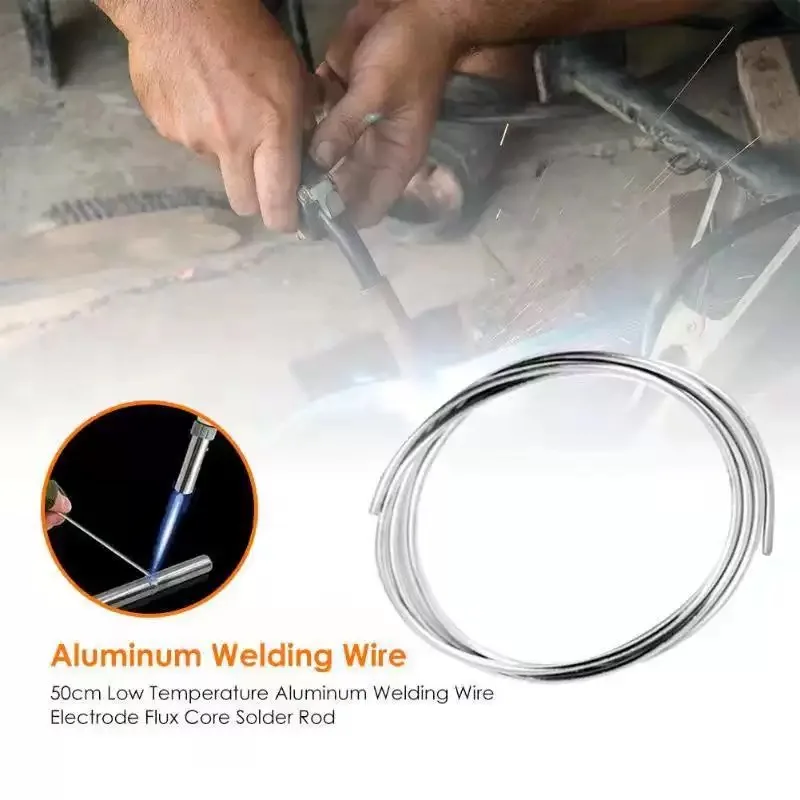 1.6/2.0mm Copper Aluminum Fux-cored Electrodes Welding Rods Easy Melt Weld Wire for Steel Copper Aluminum Iron Refrigerator Weld