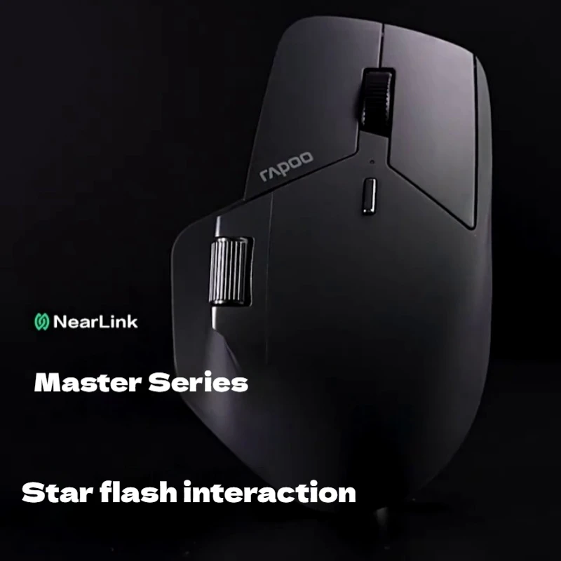 Rapoo MT760NL Multi-mode wireless StarFlash mouse PAW3311 12000DPI Ergonomic gaming mouse RGB light display low latency notebook