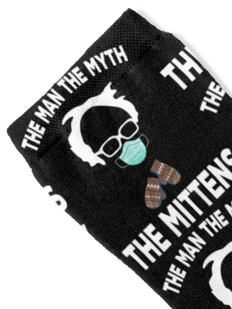 The Man the Myth The Mittens Bernie Sanders Inauguration 2021 Socks cartoon crazy Lots Men's Socks Women's