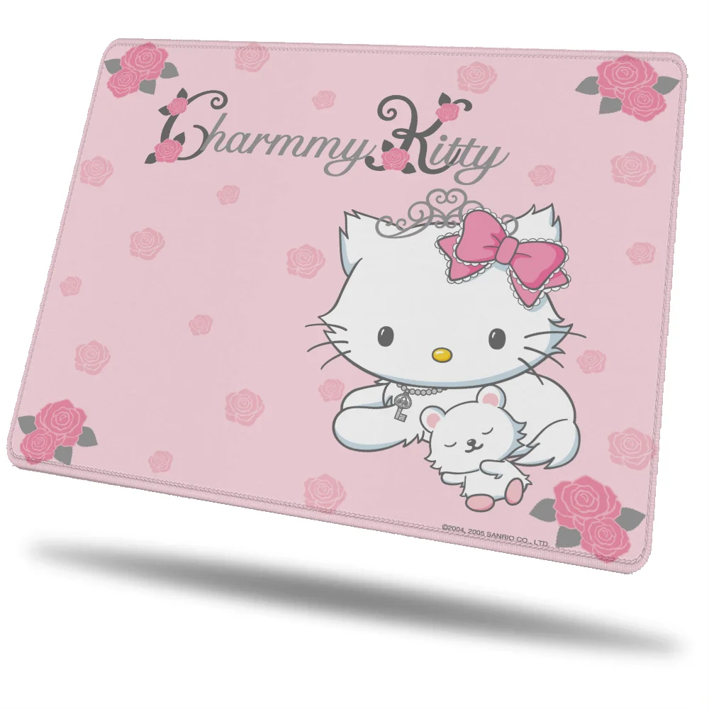 Hello Kitty Pc Gamer Accessories Small Keyboard Pad Rubber Mat Gaming Mouse Mat Desk Accessory Game Mats Mousepad Anime Mause